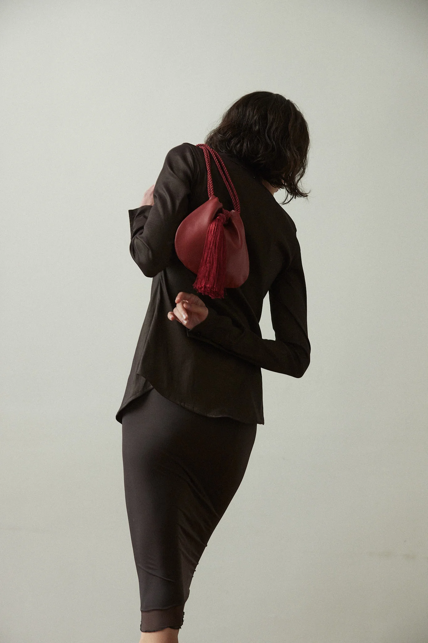 AURORA Pouch in Carmesí